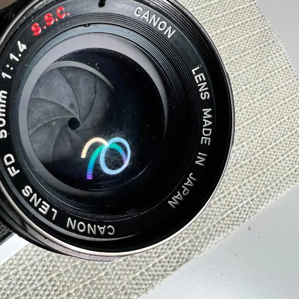 Canon FTb QL 35mm SLR Film‎ Camera FD 50mm f/1.4 S.C. Lens Made in Japan Vintage